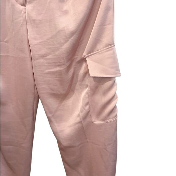 NWT Deluc Nix Cargo Pants and Matching Sleeveless Blouse Size Small Pink - Picture 5 of 9